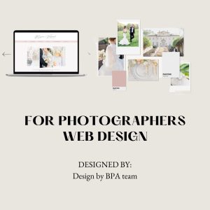 web design for photographers, babies photographers, wedding photographers,